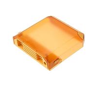 EBTOOLS Porta a Parete Trasparente con Vassoio e Ganci - Spazio di Stoccaggio della per Coltelli e Utensili Verdi (YELLOW)