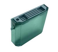 EBTOOLS Porta a Parete Trasparente con Vassoio e Ganci - Spazio di Stoccaggio della per Coltelli e Utensili Verdi (GREEN)