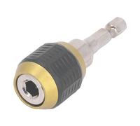 EBTOOLS Porta Bit di Estensione a Rilascio Rapido - /4 Pollici di Bloccaggio Magnetico Gambo 4 Pollici per Trapano a Impatto, 60 Mm, Acciaio Al Carbonio