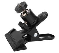 EBTOOLS Porta del Morsetto per Clamp/Holder per Fotocamera in Treppiede con Parafarico Rotabile a 360 ° per Montaggio e stabilità Flessibili