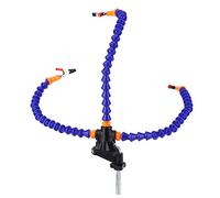 EBTOOLS Porta di Saldatura a 3 Bracci Flessibile Supporto Multiuso per la Riparazione e la Fissazione del Circuito - Blu