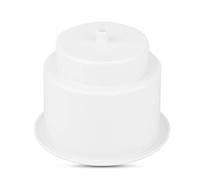 Portabicchieri in plastica, portabottiglie per tazza universale da barca per barche Marine RV con foro di scarico dell'inserto(bianca)