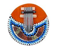 EBTOOLS Portable 7 Tasto Timiabile Shell di Cocco Mbira Piano, Strumento Musicale Leggero per Secoli,