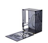 EBTOOLS Portable -ITX Case di Computer con Shell, Supporta l'alimentazione, un'eccellente Dissipazione del Calore e una Progettazione Compatta per l'uso del Desktop (BLACK)