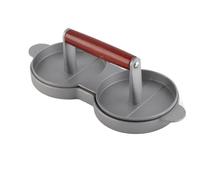 EBTOOLS Pressa per Hamburger Antiaderente in Lega di Alluminio per le Polpette di Hamburger Facili con Manico Ergonomico