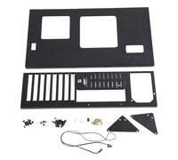 EBTOOLS Raccolto di Case Aperte per Computer per Atx M Atx ITX Motherboard - Chassis a Doppio Server con Supporto per la Gestione dei Cavi e Supporto Grafico