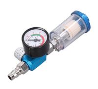 EBTOOLS Regolatore della Pressione della Vernice Pneumatica per Prestazioni di Spray Ottimali - Strumento di Ferro e Ottone con Porta G1/4