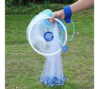 EBTOOLS Rete da Pesca,2,4 m/3,6 m/4,8 m in Nylon Estensibile per EsterniRete da Pesca per gamberetti
