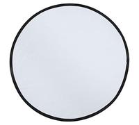 EBTOOLS Riflettore Fotografico Bianco in Argento Bianco Argento per Illuminazione e Consistenza, 80 Cm / 31.5in (80 cm)