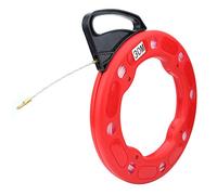 EBTOOLS Rulto di Pesce in Fibra di Vetro in Nylon Rulto Non Conduttivo Strumento di Trazione di Filo Non Conduttivo 30m 4,0 Mm Hand