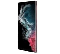 EBTOOLS S22 Ultra LCD SCHERME Sostituzione TOUP Digitalizzatore Assemblaggio con Kit di Riparazione del Telaio di Impronte Digitali - Performance Elevate, Facile Installazione, Rosso Crimson (Rosso)