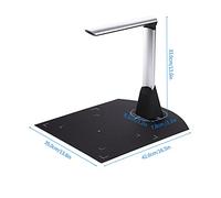 EBTOOLS Scanner per Telecamere di Documenti BK34 con Fotocamera HD 5 MP e Luce a LED per l'insegnamento in Classe, l'apprendimento Online e l'educazione Artistica