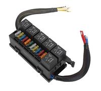 EBTOOLS Scatola relè 2 V con 6 relè e ATC ATO per le Prestazioni Automobilistiche Imal