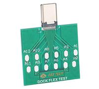 EBTOOLS Scheda di Test del Dock da 2 Pcs da 5 Pin per Telefoni di Tipo C, Semplice Strumento di Test e Riparazione della Batteria (#1)