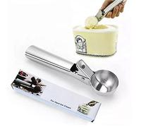 EBTOOLS Scoop di Gelato in Acciaio Inossidabile - Scooper Portatile Manuale Multifunzionale per Uso di Casa, Hotel e Ristorante
