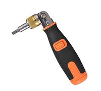 EBTOOLS Set di Cacciavite a Cricchetto a Due vie- Strumento a più Bit 10 Pollici con Manico e Conservazione ergonomici- Ideale per Professionisti Fai-te e Hobbisti