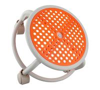 EBTOOLS Sgabelli Bassi Rotondi con Ruote Iversal Comode, Sgabelli Mobili per, Arredamento per la Casa Elegante in EY (ORANGE)