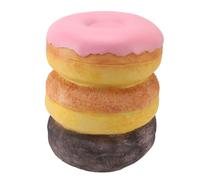 EBTOOLS Sgabello da di Scarpe a Forma di Ciambella - Sgabello Decorativo retrò, Design Divertente e Unico, Ideale