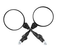 EBTOOLS Specchietto Moto Pieghevole-Specchietto Retrovisore Laterale Moto, 2 Pezzi/Set 10mm Specchietto Retrovisore Pieghevole Pieghevole Moto Modificato Specchietti Laterali per Adatto