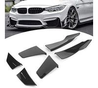 EBTOOLS Splitter Anteriore, Coppia Splitter per Labbro Anteriore Alette Laterali per paraurti Spoiler per Protezione Spoiler Corpo in Fibra di Carbonio Adatto per Serie 3 F80 M3 15-19