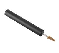 EBTOOLS Strumento Applicatore a Penna Colorante in Pelle per Mestieri Fai-da-te, Testa di Rame Ad Alte Prestazioni con Acciaio Inossidabile Stampa in Pelle Abbronzata (BLACK)