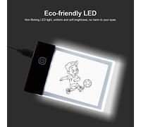 EBTOOLS Super LED LIGHT PAD LIGHT USB USB Ultra-sottile Tracciale Artistica di luminosità per Bambini per Bambini Disegnare la Calligrafia dell'animazione