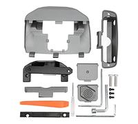 EBTOOLS Supporto Girevole per Schermo Console Centrale Schermo di Navigazione Supporto Girevole Console Staffa Girevole ABS Lega di Alluminio Argento Accessori per Auto Sostituzione per 3