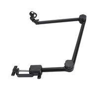 EBTOOLS Supporto per Microfono a 180 ° Microfono Porta del Desktop in Acciaio Carbone con Base per Trasmissione e Utilizzo dello Studio