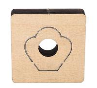 EBTOOLS Taglio in Pelle a Forma di Petalo Stampo 50x50 Mm in Acciaio in Lega di Durezza per Progetti Fai - -te in Tessuto Argilloso di Cartone