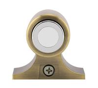 EBTOOLS Tappo della Porta Magnetica in Lega di Zinco con Base | Easy Installa Home Door Catcher in Yellow Copper Design (Bronzo)