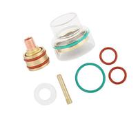 EBTOOLS TFM53NCN TIG Kit di Saldatura CAGLIO GLAST COLLET per Serie WP2 WP20 WP25 Compatibile con Vista Eccezionale e Risparmio di Gas (2.4MM)
