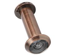 EBTOOLS Theft 220 Gradi Visualizzatore per Porte per la Casa con Copertina Posteriore per Porte in Legno, Fibra di Vetro o Metallo - Colore in Bronzo (#1)