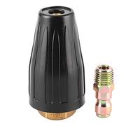 EBTOOLS Ugello Ad Alta Pressione per Rondelle 3600 Psi - Connetti Rapida la Punta di Spruzzo Rotante per l'efficienza (Dimensione del minerale 2.5)