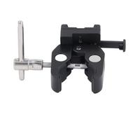 EBTOOLS V Adattatore Batteria a Monte con Morsetto, Lega in Alluminio da Servizio per Supporto Luminoso e Treppiede con Funzione di Rilascio Rapido