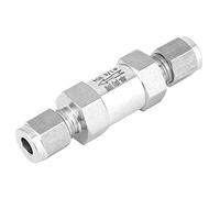 EBTOOLS Valvola di Ritegno in Acciaio Inossidabile BSPP Filetta Femmina Valvola a un Modo per il Gas e Collegamento del Tubo dell'olio (304 1/4)