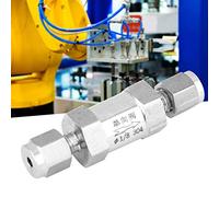 EBTOOLS Valvola di Ritegno in Acciaio Inossidabile BSPP Filetta Femmina Valvola a un Modo per il Gas e Collegamento del Tubo dell'olio (304 1/8)