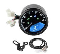 velocimetro moto adatto per Motorcycle Speedometer Kit,Universal Motorcycle LCD Digital Display Speedometer Odometer Tachometer Fuel Meter Gauge