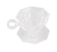 EBTOOLS Versare Sopra la Tazza di Cono della Goccia di caffè con Manico Ergonomico - per l'ora del tè a Casa e Alla Moda (chiaro)