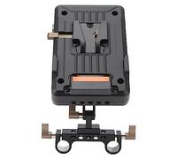EBTOOLS VM VP1 Kit2 V Montaggio Adattatore Splitter di Alimentazione a Piastra per Batteria con Morsetto a Canna da 15 Mm per Dispositivi Mobili e Apparecchiature Fotografiche