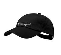 eBuyGB Cappello nero della squadra della sposa, cappellini per addio al nubilato, regali per feste nuziali, addio al nubilato, damigelle d'onore, regali per la sposa