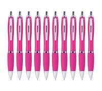 eBuyGB - Confezione da 10 penne a sfera Fuchsia