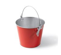 eBuyGB Grande secchio per birra in metallo con apribottiglie integrato, secchiello per ghiaccio da 6 litri, per bevande, feste, barbecue, giardino, bar o picnic, refrigeratore per bevande