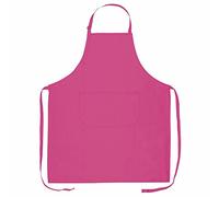 eBuyGB - Grembiule con Tasca Frontale, Cotone, Rosa, 85 x 0.2 x 70 cm