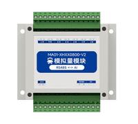 EBYTE 1/2/4/6/8/10/12 canali ModBus RTU Serial IO Ingresso analogico RS485 MA01-XHXX Installazione su guida 8 ~ 28VDC Watchdog di livello industriale (8 canali)