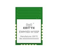EBYTE 2.4G WIFI+BLE5.1 Scheda di prova del modulo Dual Mode EWM103-W15S MQTT AT Comando Low Power AP STA 3 Sockets (antenna PCB)