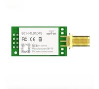 EBYTE 2.4GHz Modulo Wireless NRF24L01+PA+LNA Modulo RF Long Range 2500m 100mW SPI DIP SMA-K Antenna con FCC, CE, RoHS E01-ML01DP5