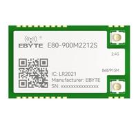 EBYTE 433M/868/915MHz 2.4G LR2021 Lora RF SMD SPI Modulo E80 Lunga Distanza 5Km Sub-G TCXO WIFI Zigbee BLE Stamp Hole Antenna Grado Industriale (E80-900M2212S)