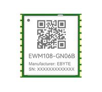EBYTE Beidou Modulo di Posizionamento e Navigazione AT9880B BDS B1I B1C B2I B3I B2a B2b EWM108-GN06B Low Power LNA Stamp Hole Antenna Small Size (EWM108-GN06B)