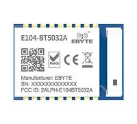 EBYTE BLE 5.0 nRF52832 Modulo Bluetooth 4dbm Seriale a BLE E104-BT5032A SMD Antenna Ceramica Modulo ricetrasmettitore Wireless