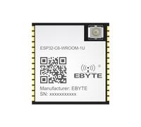 EBYTE Modulo SoC Bluetooth Wifi IOT 2.4G ESP32-C6-WROOM-1U 25dbm 260m WIFI6 BLE5.3 ESP32-C6 MQTT IPV6 8M Flash AT Command IPEX